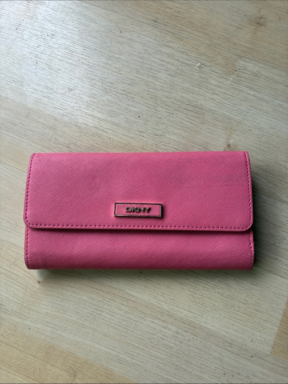 DKNY Pink Wallet 100% genuine leather
